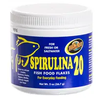 Photo of Zoo Med Spirulina 20 Fish Food Flakes