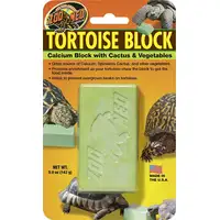 Photo of Zoo Med Tortoise Calcium Block with Cactus and Vegetables