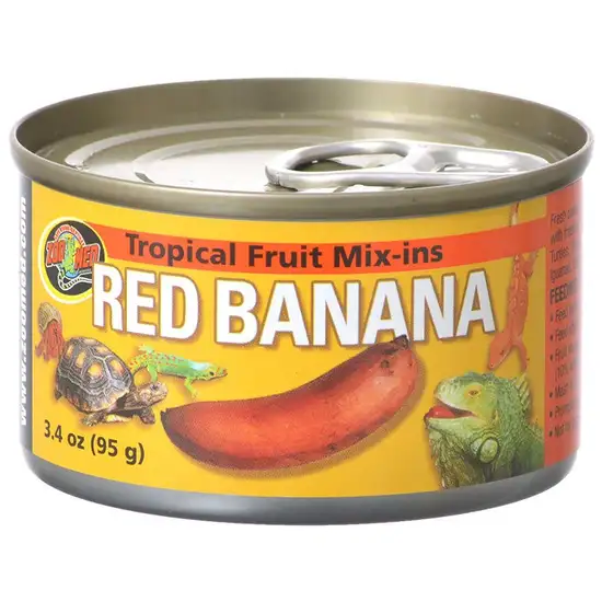 Zoo Med Tropical Fruit Mix-Ins Red Banana for Reptiles and Turtles Photo 1