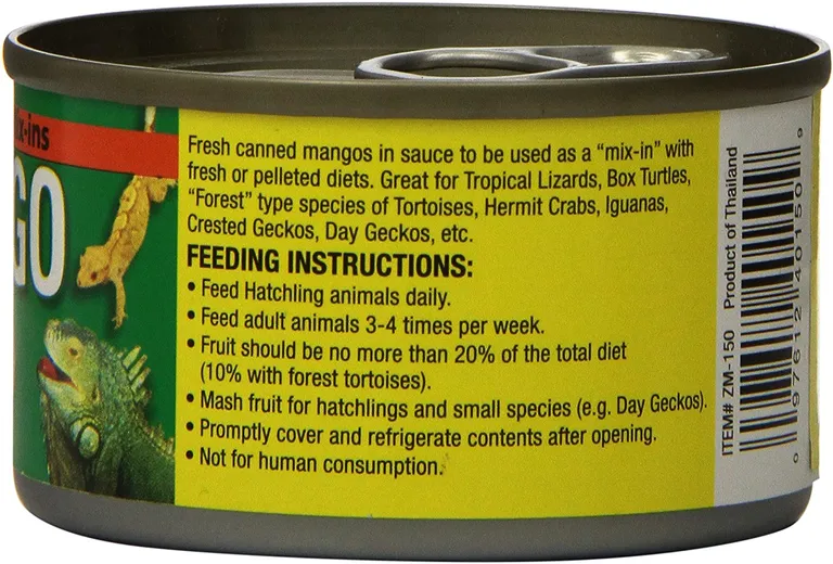 Zoo Med Tropical Fruit Mix-Ins Reptile Food Mango Photo 4