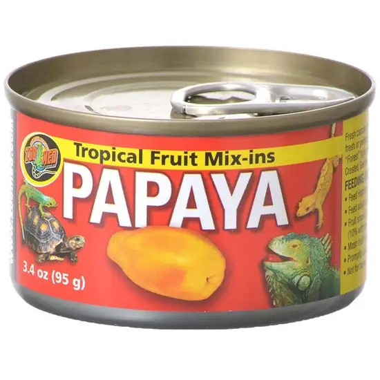 Zoo Med Tropical Fruit Mix-Ins Reptile Food Papaya Photo 1