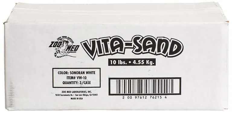Zoo Med Vita-Sand Sonoran White All Natural Vitamin Fortified Calcium Carbonate Substrate Photo 2
