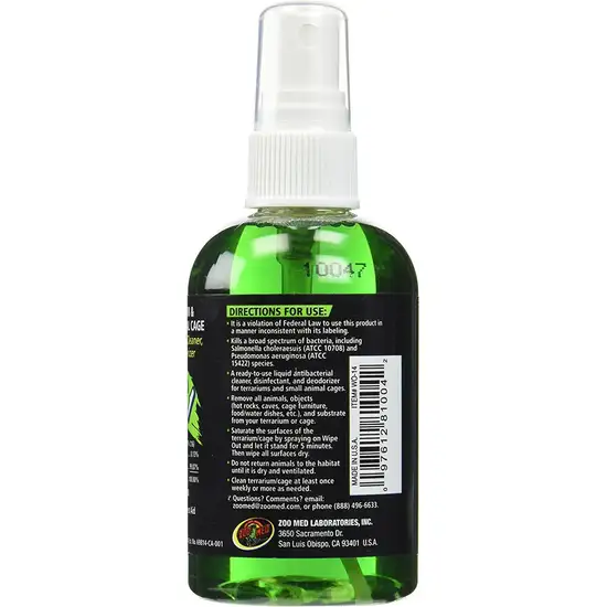 Zoo Med Wipe Out 1 Terrarium Cleaner, Disinfectant and Deodorizer Photo 3