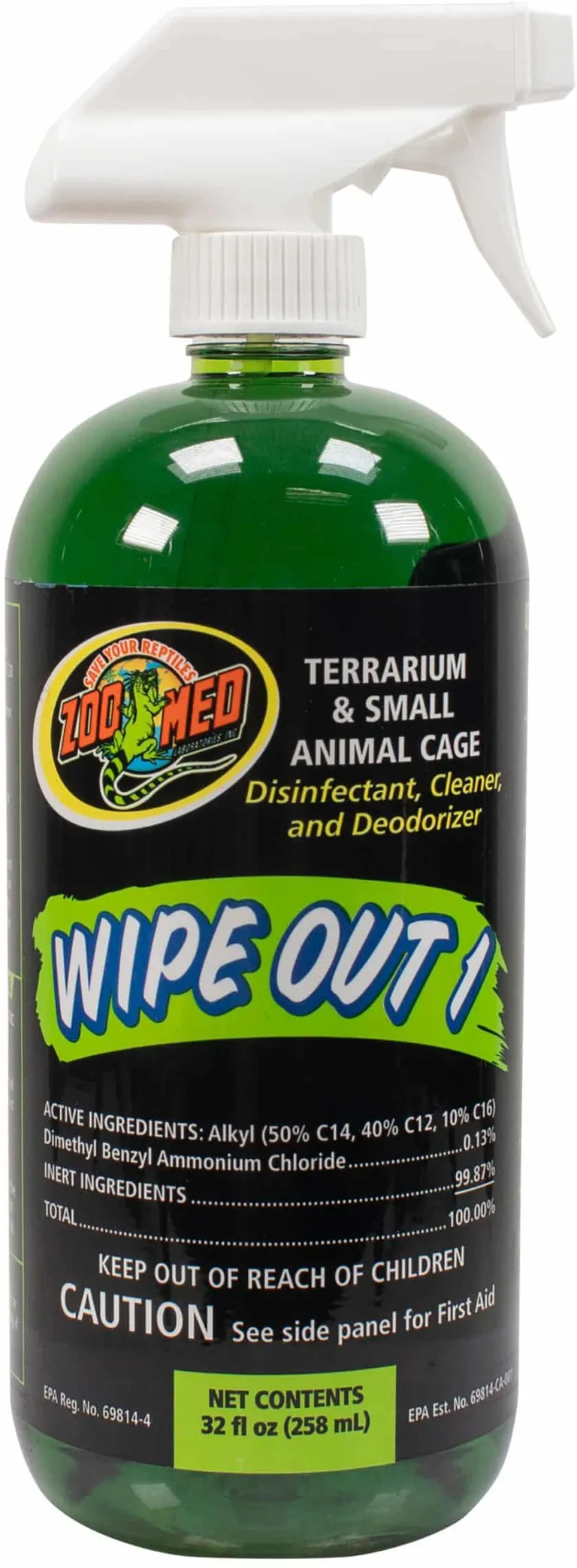 Zoo Med Wipe Out 1 Terrarium Cleaner, Disinfectant and Deodorizer Photo 1