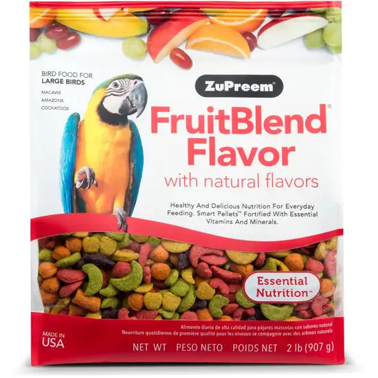 ZuPreem FruitBlend Flavor with Natural Flavors Bird Food for Large Birds Photo 1