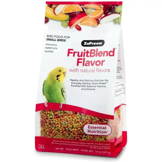 ZuPreem FruitBlend Flavor with Natural Flavors Bird Food for Small Birds Photo 3