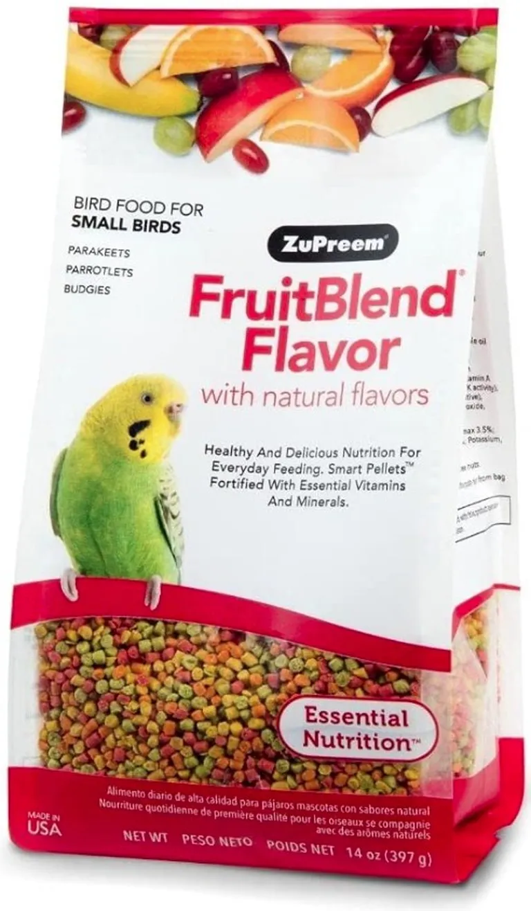 ZuPreem FruitBlend Flavor with Natural Flavors Bird Food for Small Birds Photo 3