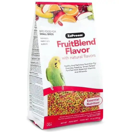 ZuPreem FruitBlend Flavor with Natural Flavors Bird Food for Small Birds Photo 2