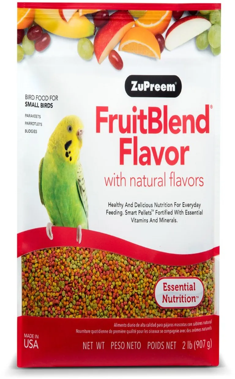 ZuPreem FruitBlend Flavor with Natural Flavors Bird Food for Small Birds Photo 1
