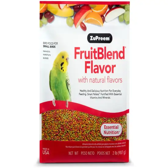 ZuPreem FruitBlend Flavor with Natural Flavors Bird Food for Small Birds Photo 1