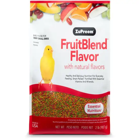 ZuPreem FruitBlend Flavor with Natural Flavors Bird Food for Very Small Birds Photo 1