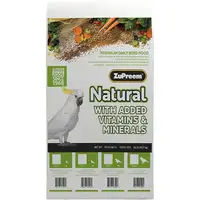 Photo of ZuPreem Natural with Added Vitamins, Minerals, Amino Acids Bird Food for Medium Birds