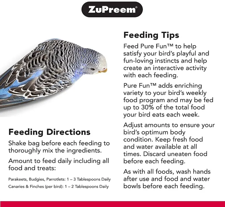 ZuPreem Pure Fun Enriching Variety Seed for Small Birds Photo 2