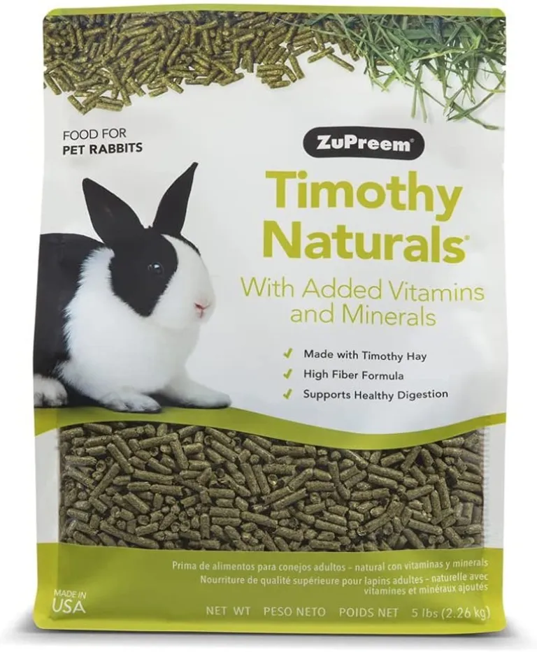 ZuPreem Timothy Naturals with Added Vitamins and Minerals Rabbit Food Photo 1
