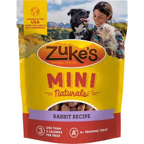 Zukes Mini Naturals Dog Treats Rabbit Recipe Photo 1