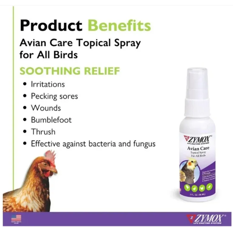 Zymox Avian Care Topical Spray for All Birds Photo 3