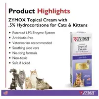 Photo of Zymox Enzymatic Anti-Itch Topical Cream for Cats & Kittens with Hydrocortisone