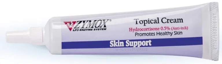Zymox Skin Support Topical Cream with Hydrocortisone for Dogs and Cats Photo 1